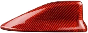 Hard Real Carbon Fiber Compatible for Subaru BRZ Compatible for Toyota 86 2013-2020 Accessories Interior Trim Car Central Control Decoration Cover Sticker(Rose Red)