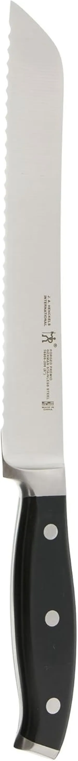 HENCKELS Forged Premio Bread Knife, 8-inch, Stainless Steel