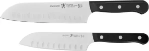 HENCKELS Solution Razor-Sharp 2-pc Knife Set, Santoku Knife 5 Inch, Santoku Knife 7 Inch, German Engineered Informed by 100  Years of Mastery, Stainless Steel