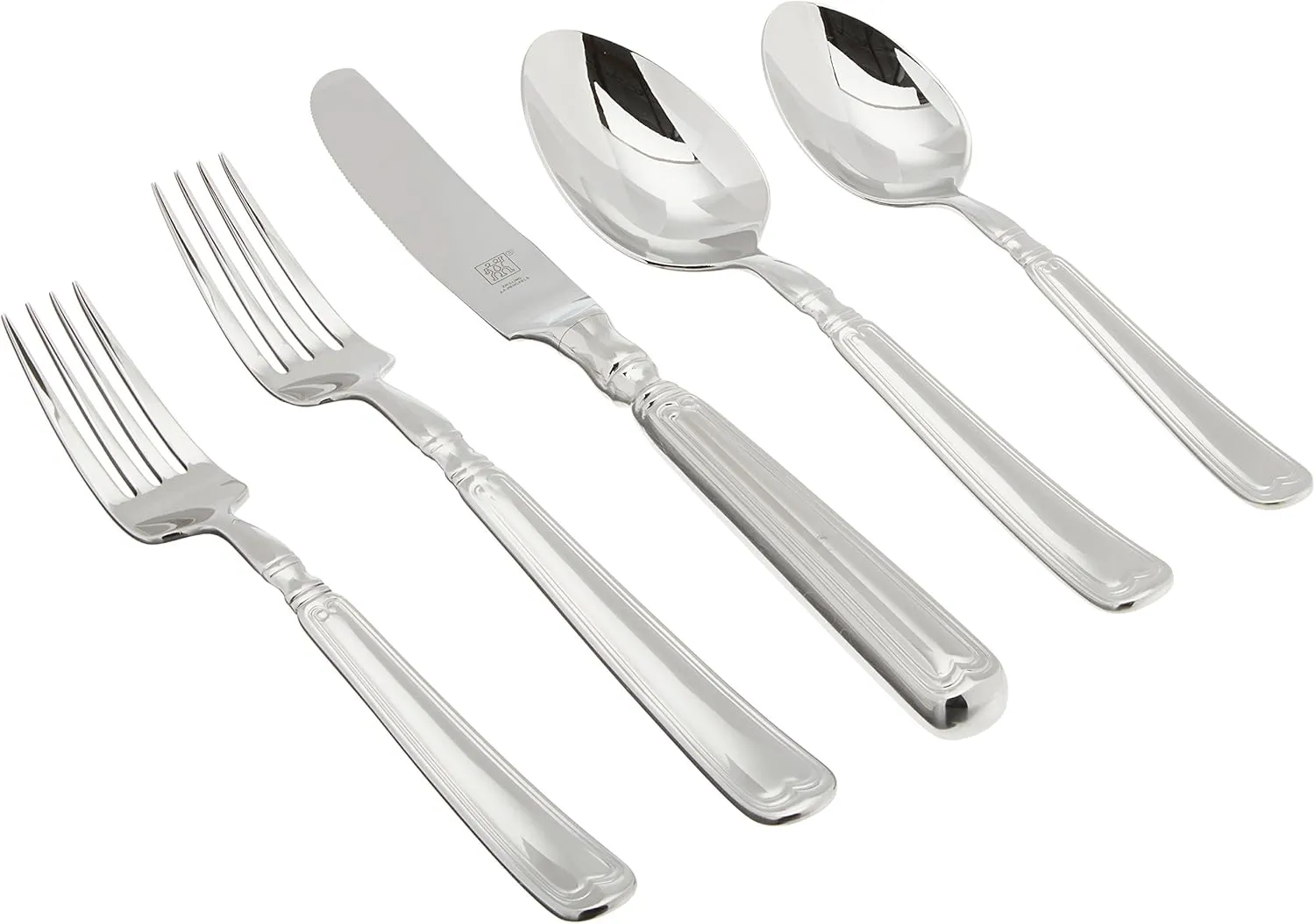 HENCKELS Zwilling JA Henckels Vintage 1876 45-Piece Flatware Set, Service for 8, Plus Hostess Serving Set