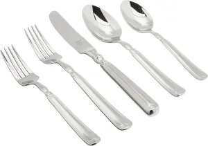 HENCKELS Zwilling JA Henckels Vintage 1876 45-Piece Flatware Set, Service for 8, Plus Hostess Serving Set