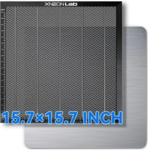 Honeycomb Laser Bed - 400 × 400 × 22mm Working Table with Aluminum Panel for XTool D1 /D1 Pro and Most Engraver Cutting Machine,Engraver Machine Accessories