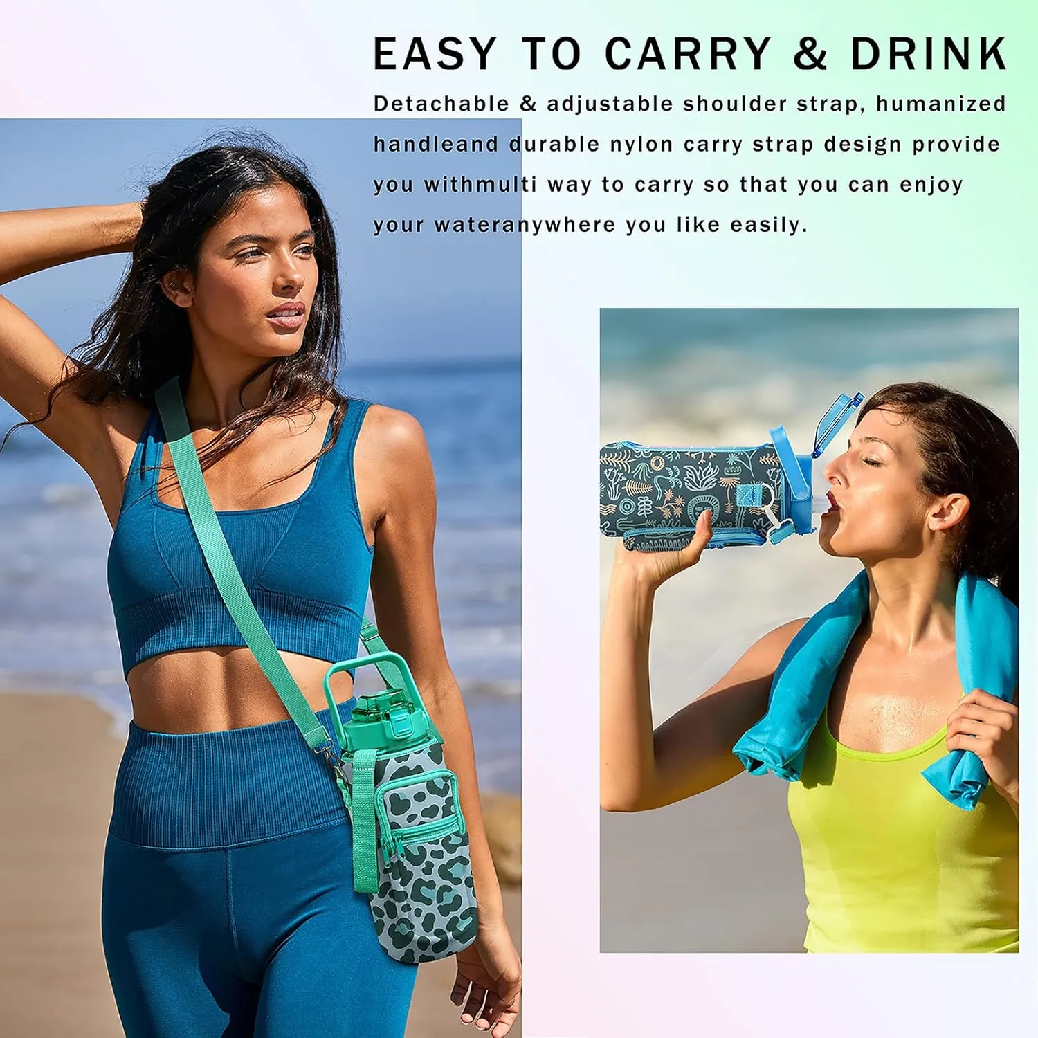 Hummingbird Gifts for Women, Hummingbird Water Bottle Half Gallon Water Bottle with Time Marker, Sports Gym Water Bottles for Women BPA Free Half Gallon Water Jugs Motivational Water Bottles 64 oz