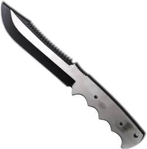 Hunting Knife Blade Blank 009 - 9Cr18MoV Stainless Steel - 12" OAL