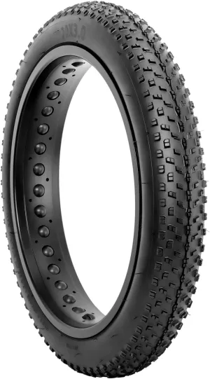 Hycline Fat Bike Replacement Tire - 20x3.0 Inch Puncture Resistant Folding MTB Bicycle Tires, All Terrain High-Density Bike Tires with Street or Trail Riding