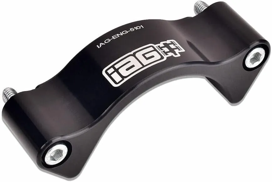 IAG Performance V2 Timing Belt Guide for Subaru WRX 2002-14, 04-21 STI, 05-09 Legacy GT & 04-08 Forester XT (Black Finish)