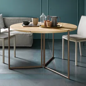 Icaro Convertible Dining Round Table by Altacom