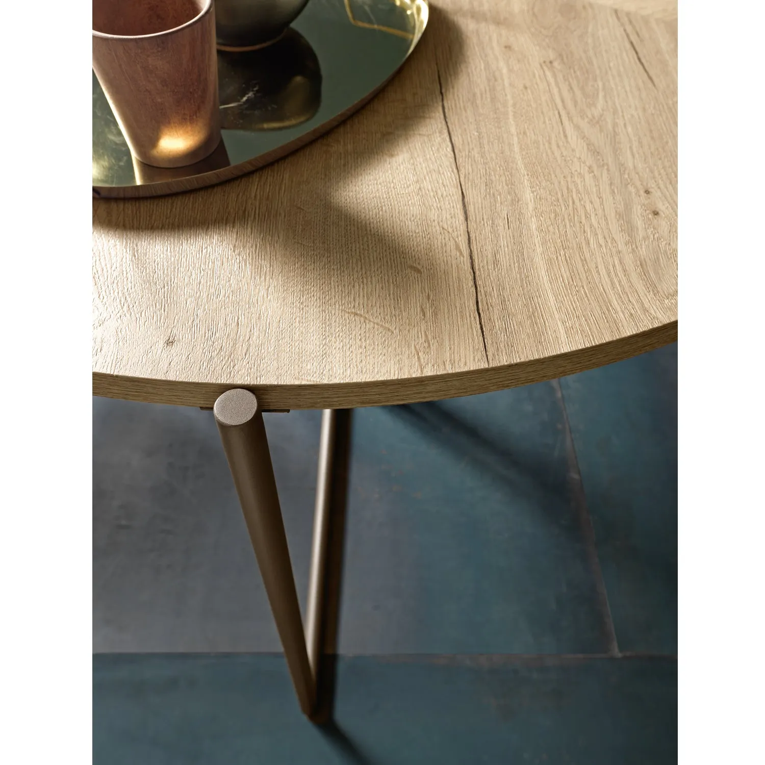 Icaro Convertible Dining Round Table by Altacom
