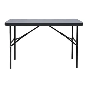 Iceberg 65507 IndestrucTable Commercial Folding Table, 24''x48'', Charcoal