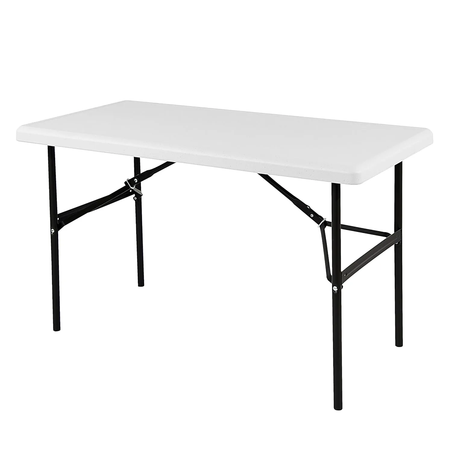 Iceberg IndestrucTable Classic Folding Table, 24" x 48", Platinum Granite