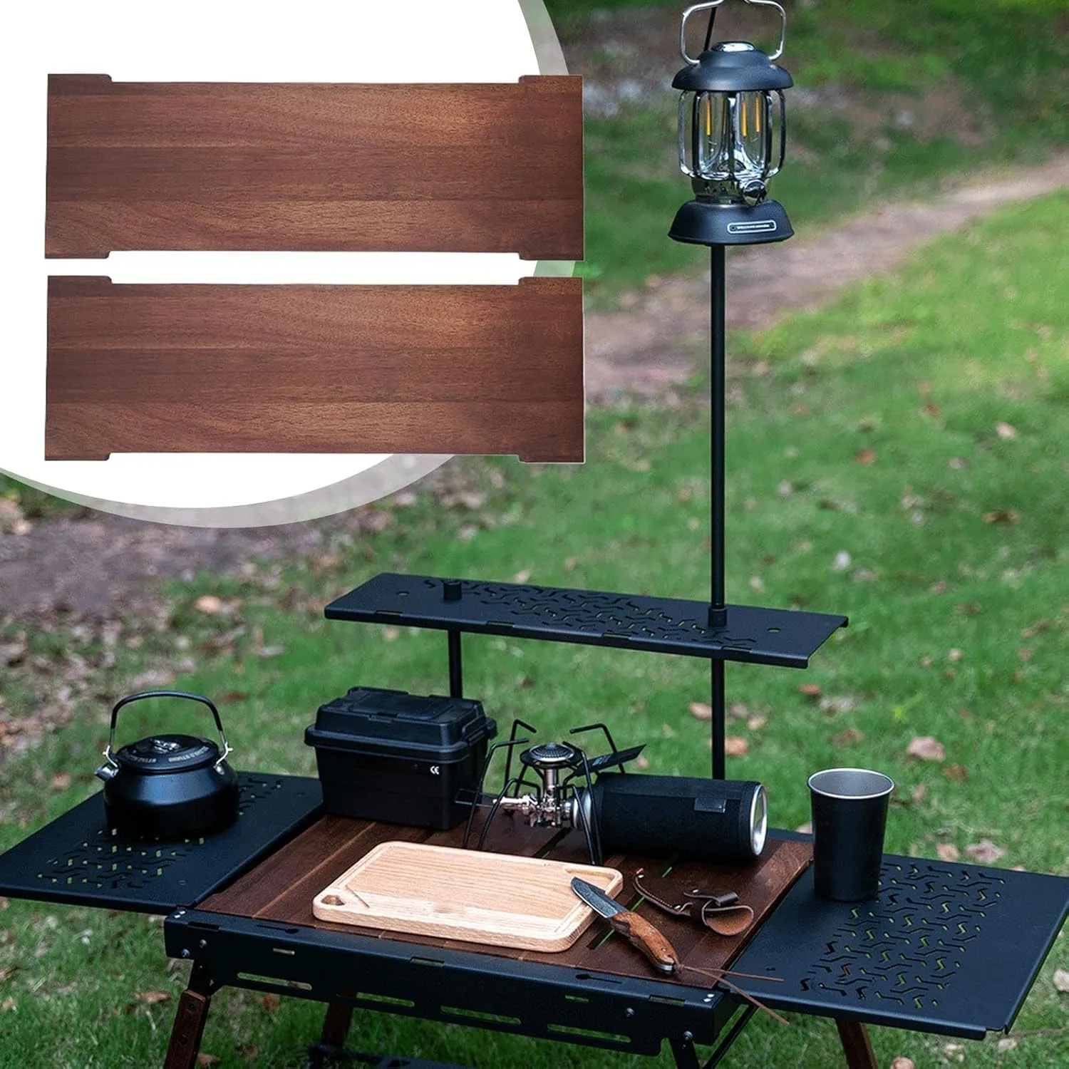 IGT Table Top Board for Outdoor Use - Stable Structure Picnic, Barbecue, Family Gathering, and Camping Table Unit Plate
