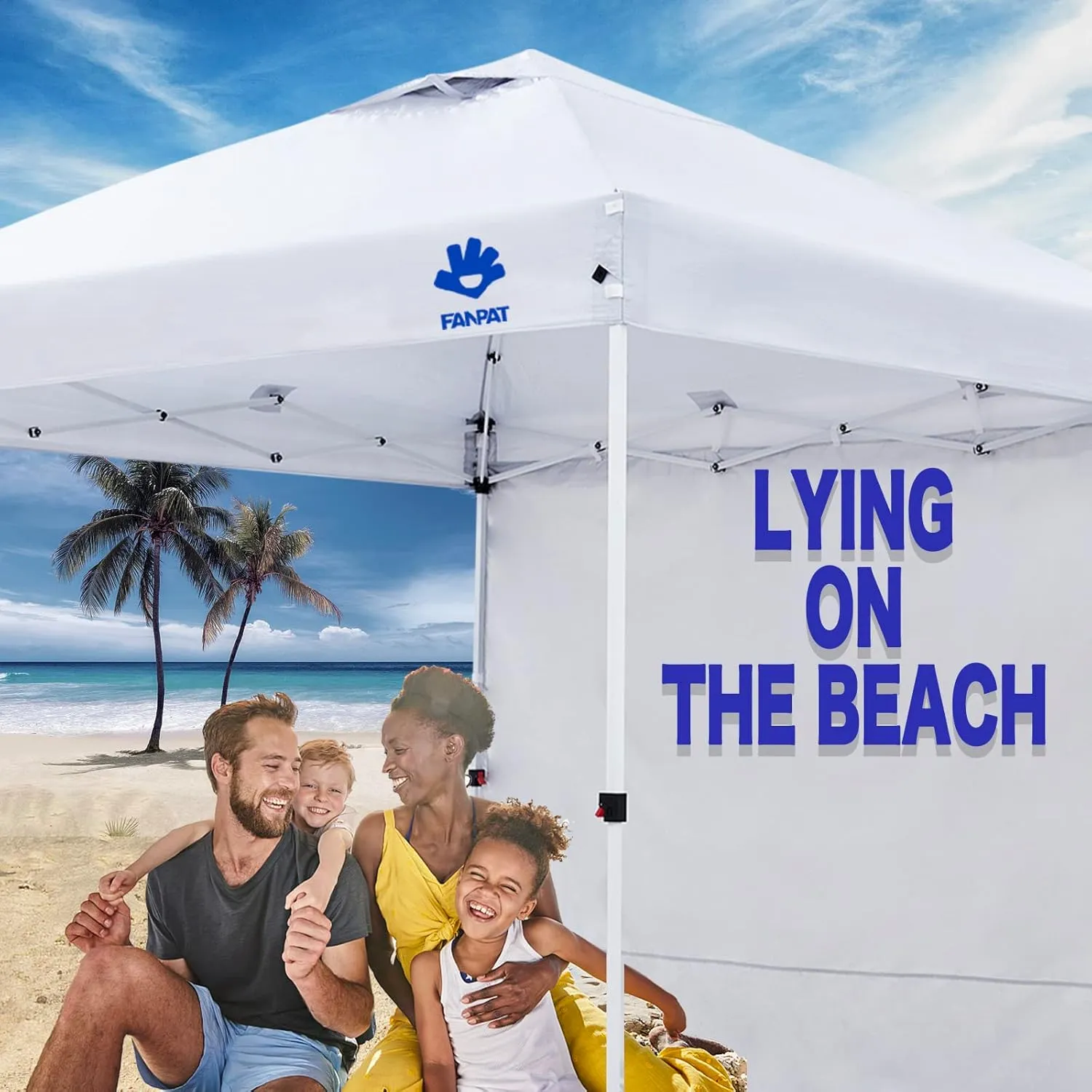 Instant Canopy Tent Sidewalls for 10x10 Pop Up Canopy Waterproof,99% UV Protection，3 Piece Sidewalls, White(3PCS Sidewall Only, Canopy Tent NOT Included)