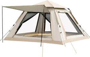 Instant Pop Up Tent Portable Automatic Tent Family Camping Tent Cabin for Camping Hiking Mountaineering