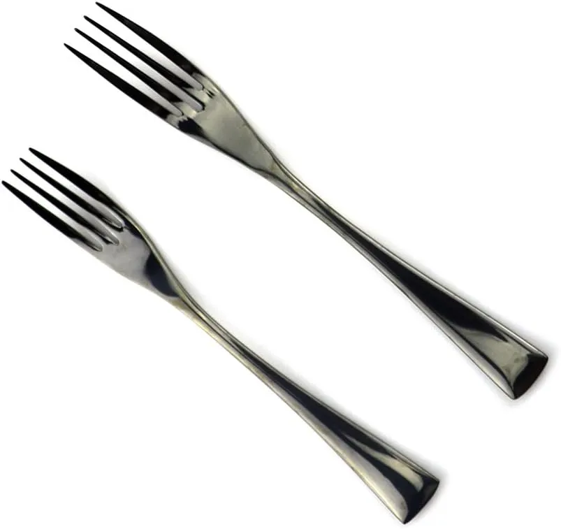 JASHII 18/10 Stainless Steel 20 Piece Mirror Polished Black Flatware Set,Dinner Knife Fork Salad Fork Dessert Spoon Coffee Spoon，Service for 4 ，Black Utensil Sets