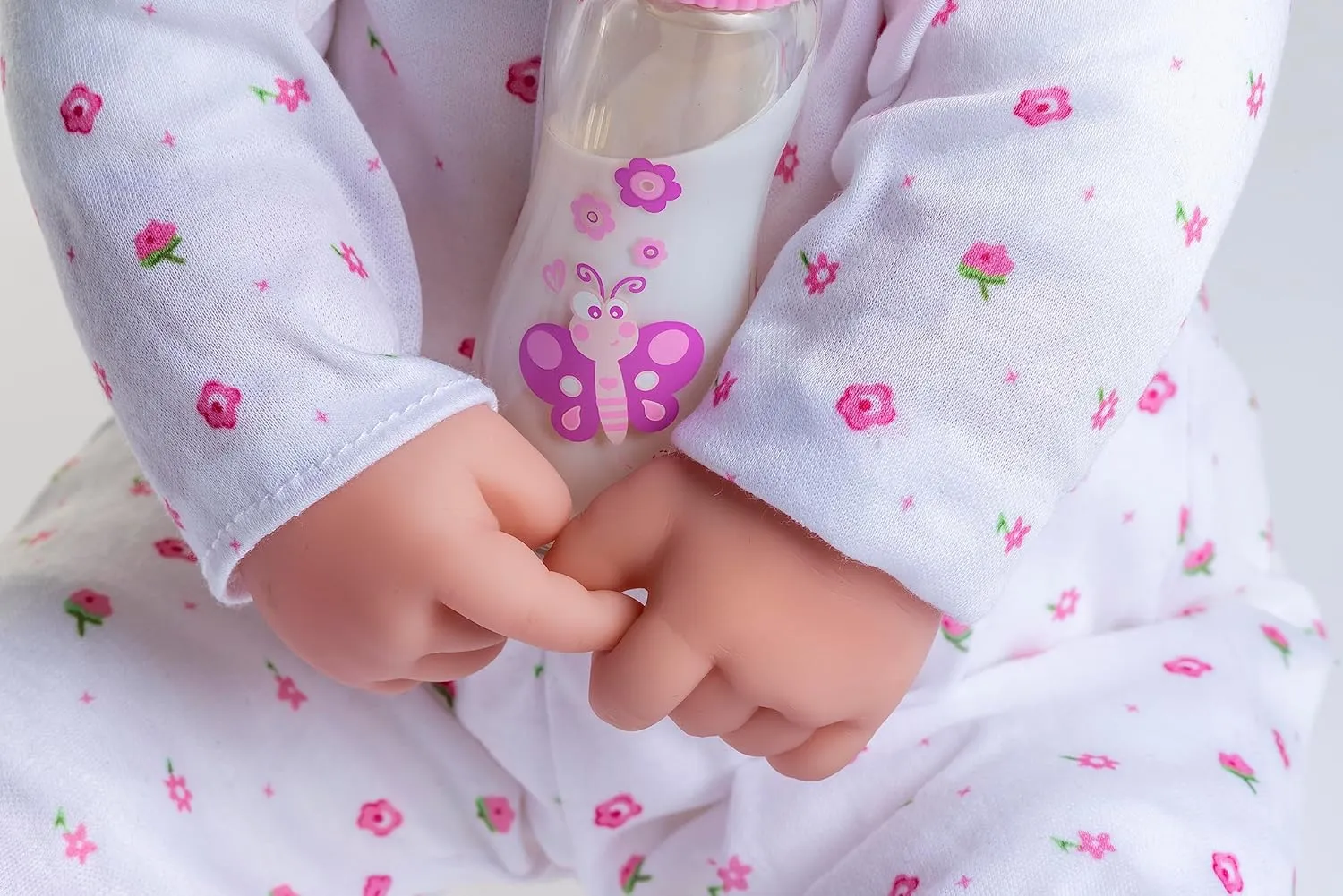 JC Toys 20-inch La Baby Soft Body Doll | Washable | Gift Set includes Magic Milk Bottle & Pacifier | Removable Pink Outfit | Perfect for Toddlers and Kids Ages 2 