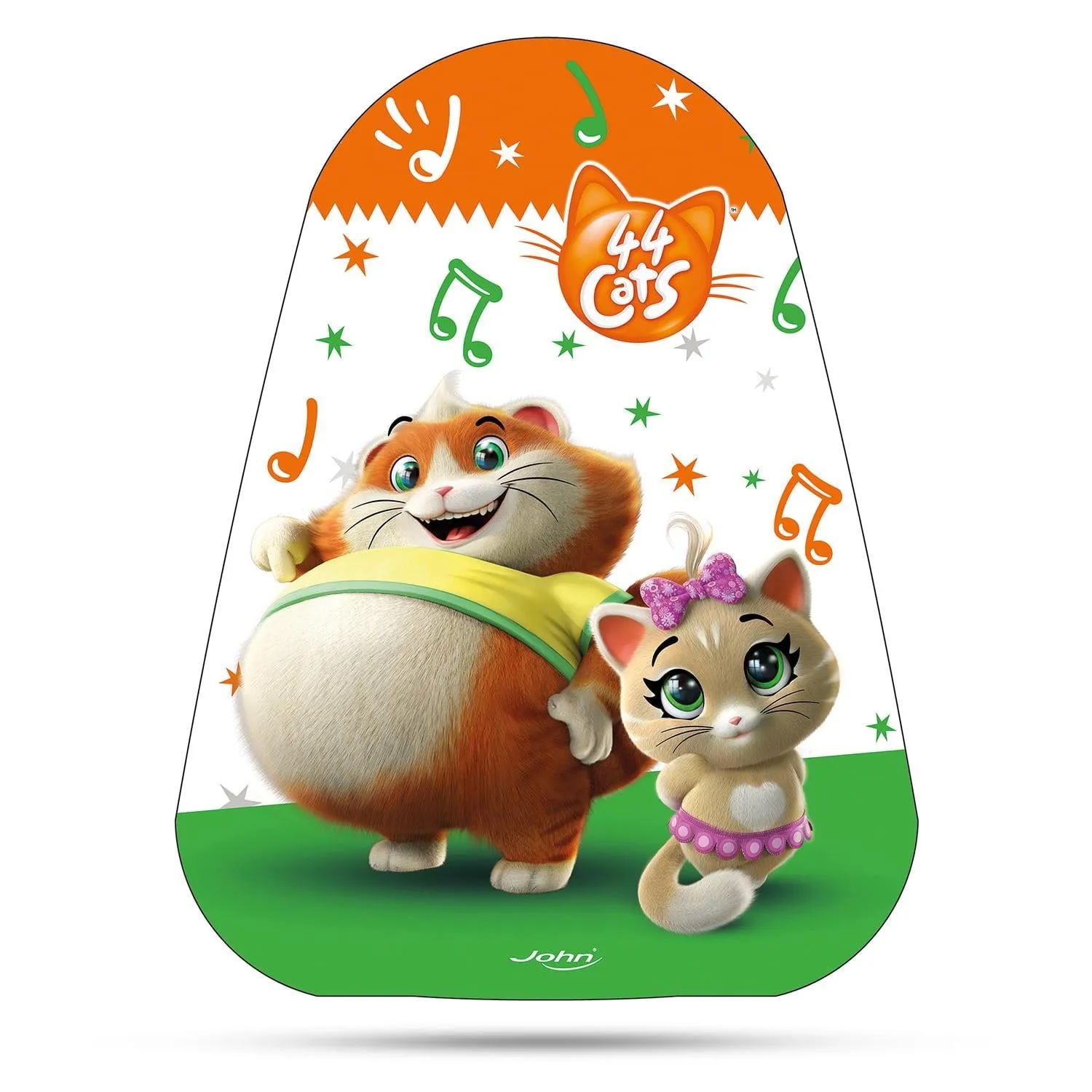 John Pop Up 44 Cats Children's Play Tent with a Colorful Pattern, 1pk