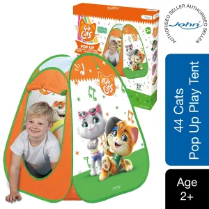 John Pop Up 44 Cats Children's Play Tent with a Colorful Pattern, 1pk