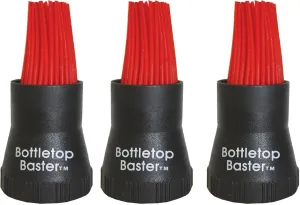Jokari Crazy But It Works Silicone Bottletop BBQ Baster, Black, 3-Pack