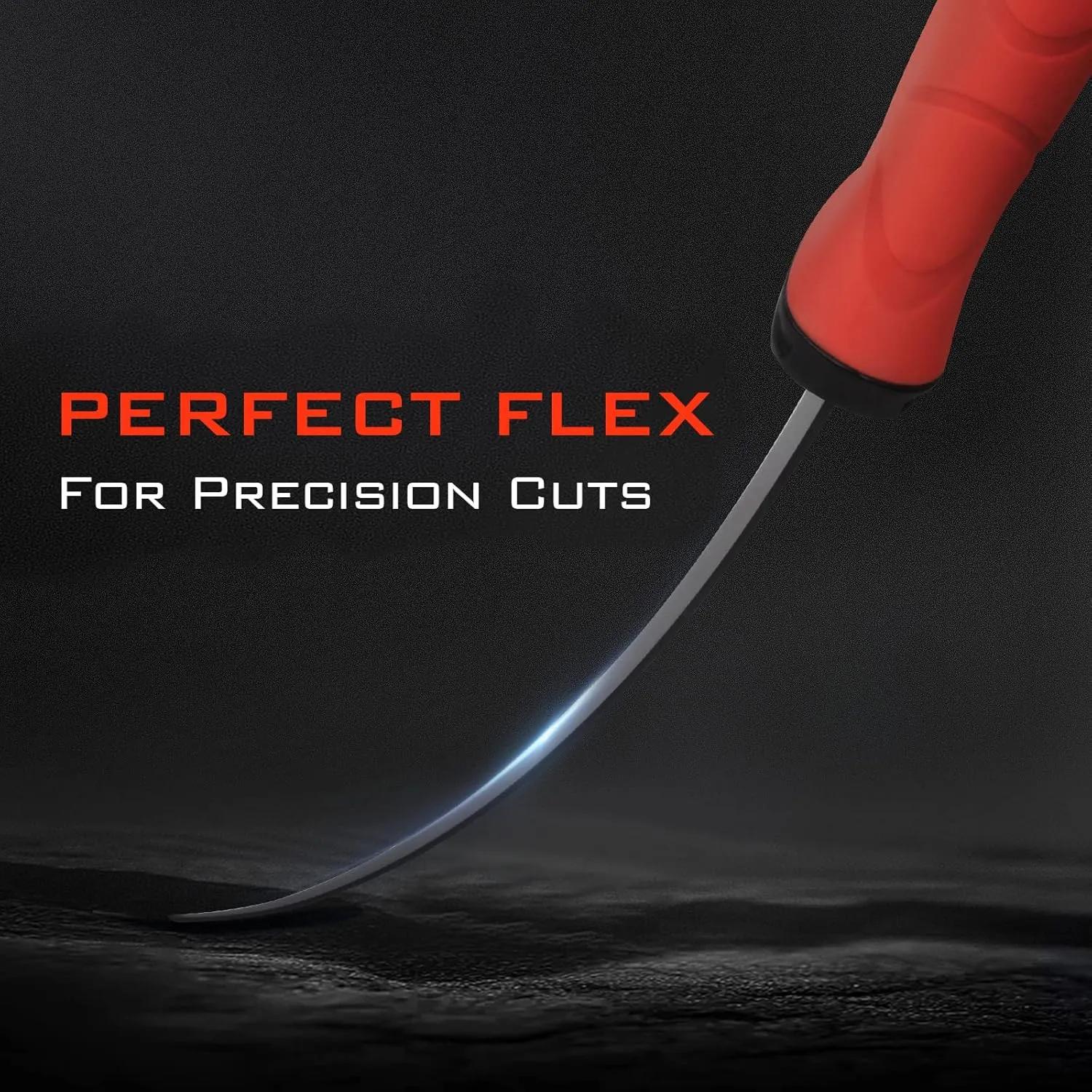 KastKing Intimidator Fillet Knife with Sharpening Steel, Ultra-Sharp G4116 German Stainless-Steel Blades, Non-Slip Handle, Protective Sheath, 7'' Fillet Knife and Honing Rod
