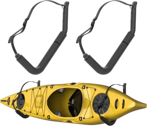 Kayak Storage Racks, Heavy Duty Garage Hangers, Jumbo Wall Hooks for Canoe, Ladder, Bicycle, Folding Chairs, Surfboard, Snowboard, Hose and Tools