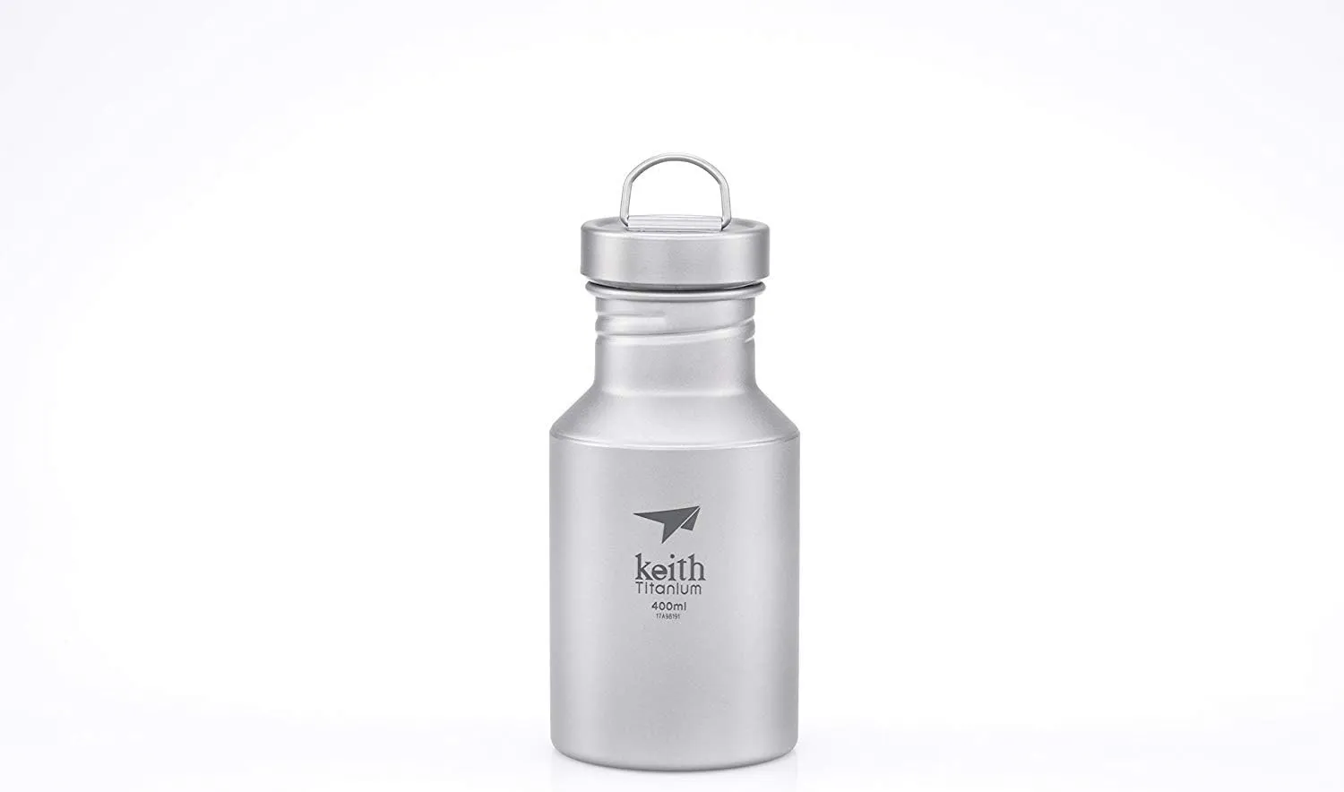 Keith Titanium Ti3030 Plastic-Free Sport Bottle -13.5 fl oz