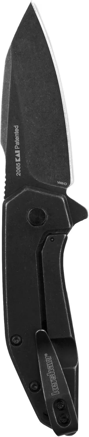 Kershaw Gravel Pocket Knife, Perfect EDC, 2.5" 8Cr13MoV Steel Reverse Tanto Blade, Pocketclip