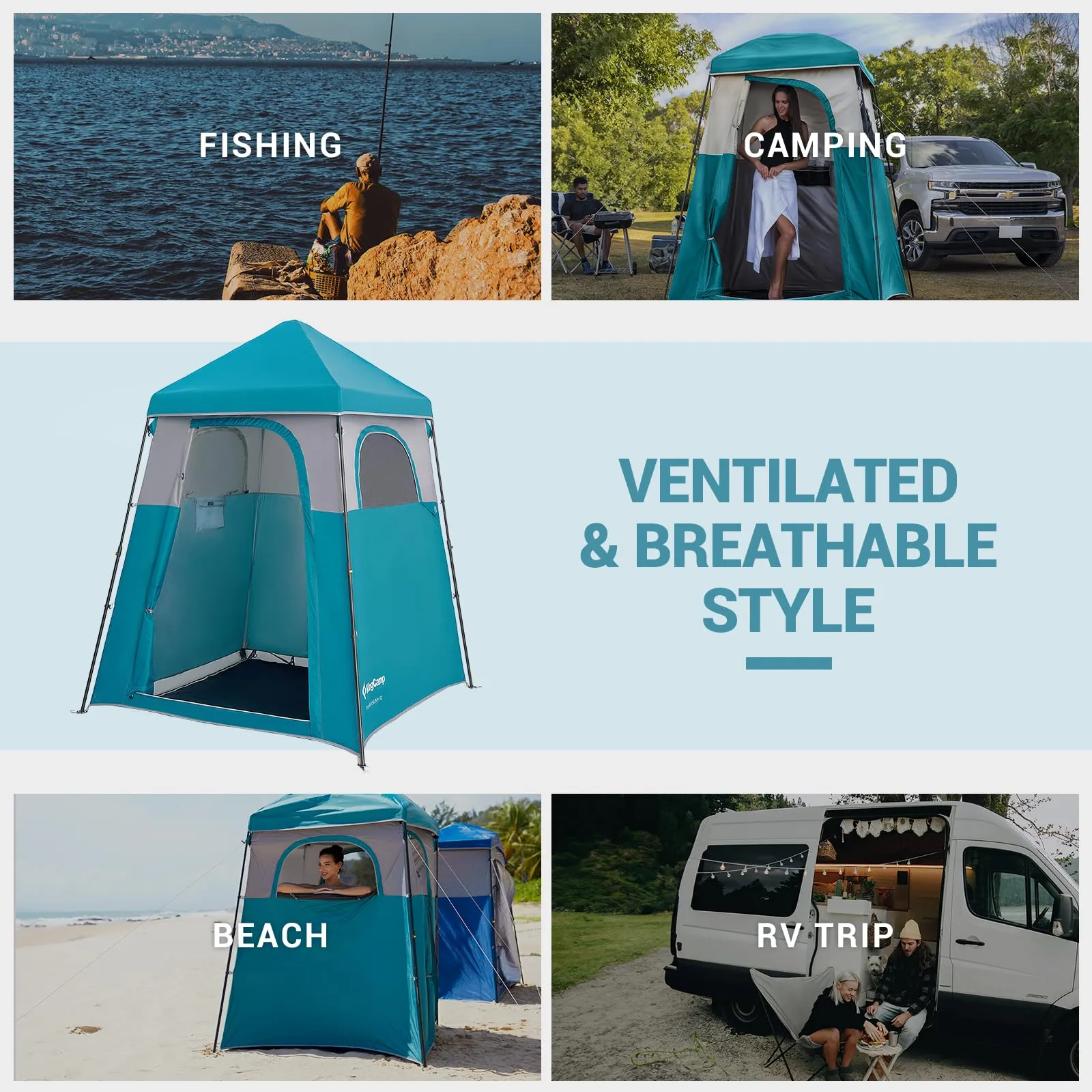 KingCamp MARASUSA Q Portable Instant Pop Up Privacy Shelter