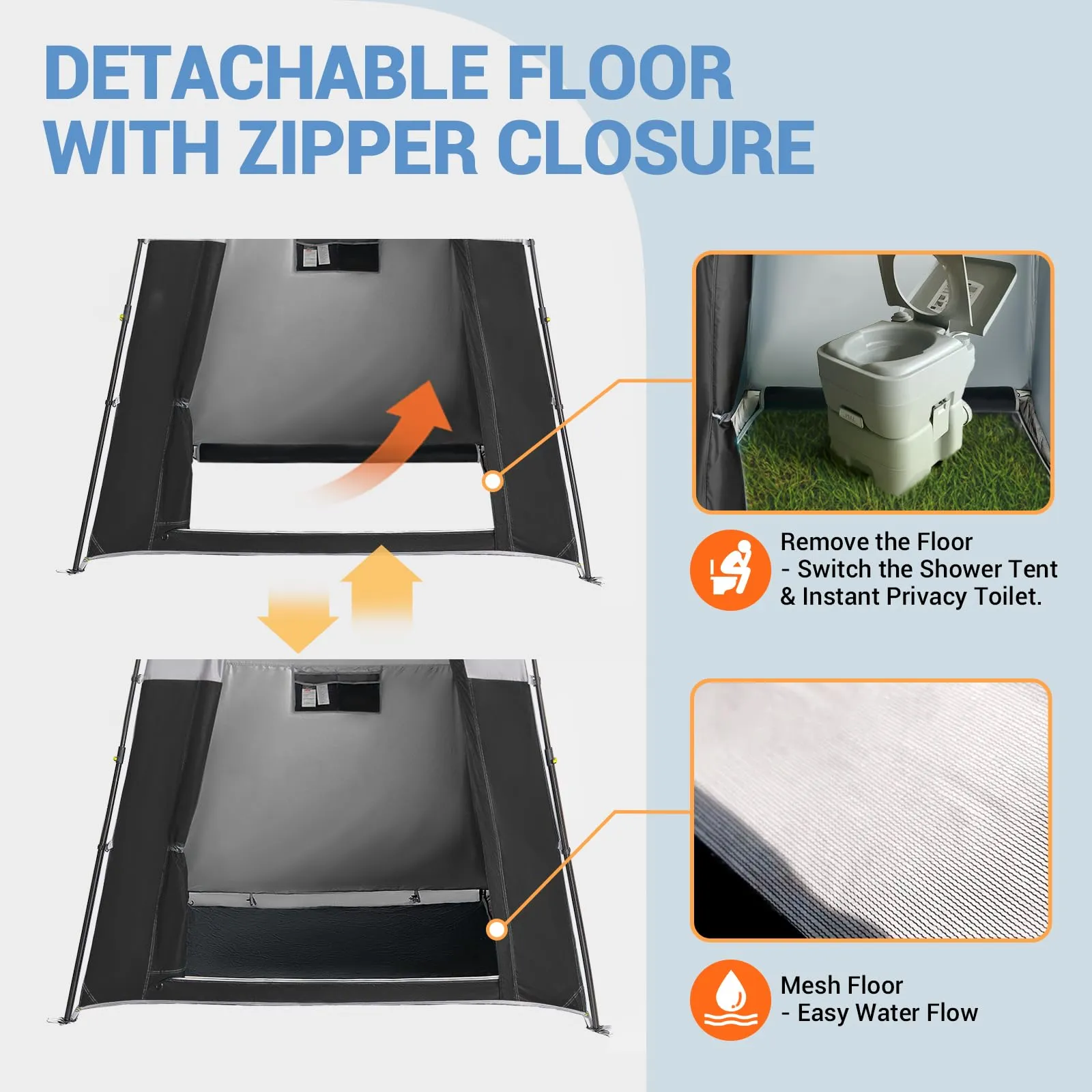 KingCamp MARASUSA Q Portable Instant Pop Up Privacy Shelter
