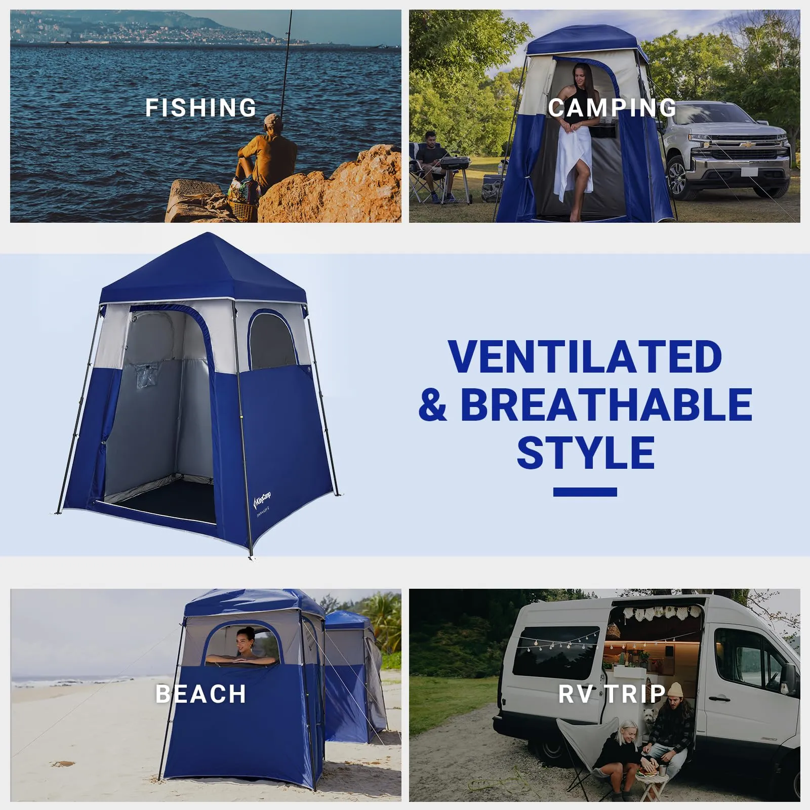 KingCamp MARASUSA Q Portable Instant Pop Up Privacy Shelter