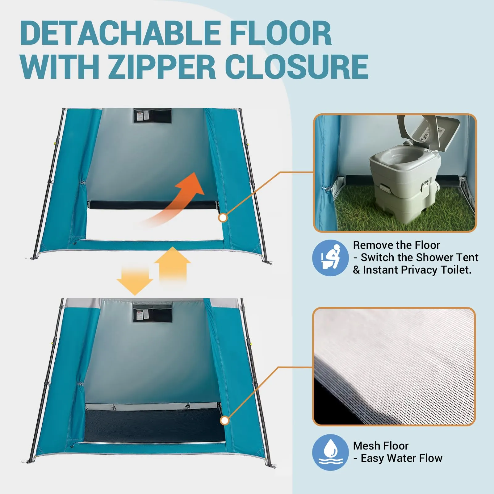 KingCamp MARASUSA Q Portable Instant Pop Up Privacy Shelter
