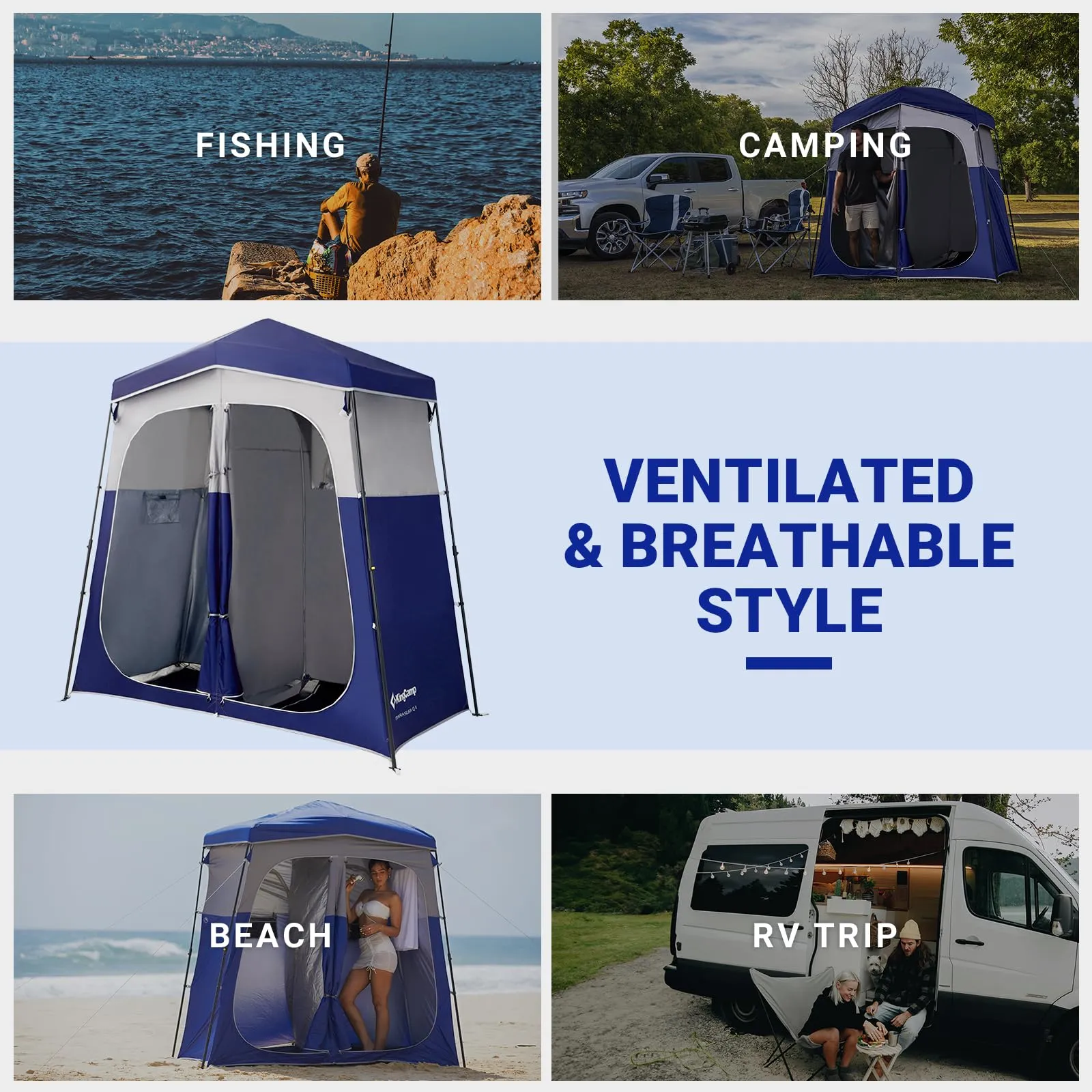 KingCamp MARASUSA Q Portable Instant Pop Up Privacy Shelter