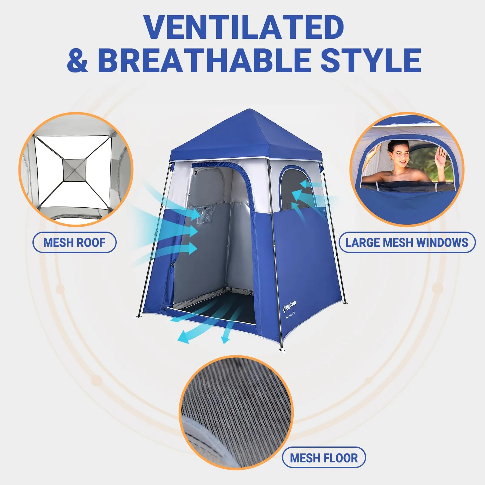 KingCamp MARASUSA Q Portable Instant Pop Up Privacy Shelter