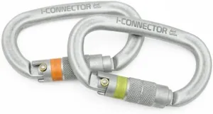 Kong Italy - I-Ovalone Carbon Twist Lock Carabiners - Lunar White