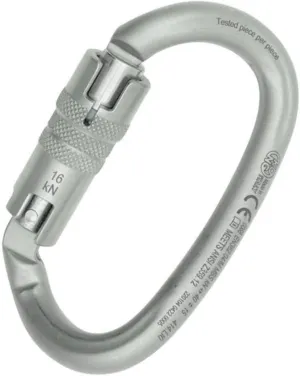 Kong Italy - Ovalone DNA Twist Lock ANSI Carabiner - Lunar White