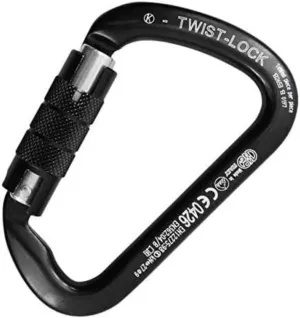 Kong Large Multiuse, Twist Lock, Black