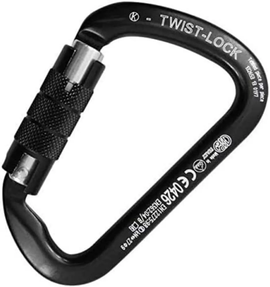 Kong Large Multiuse, Twist Lock, Black