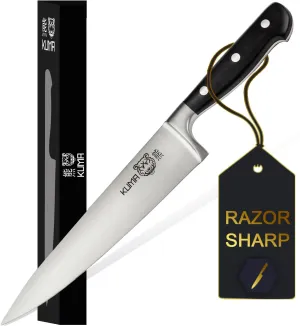 KUMA Multipurpose Chef Knife - 8 Inch Professional Sharp knife - Kitchen knife For Cutting, Chopping and Dicing With Incomparable Ergonomic Grip