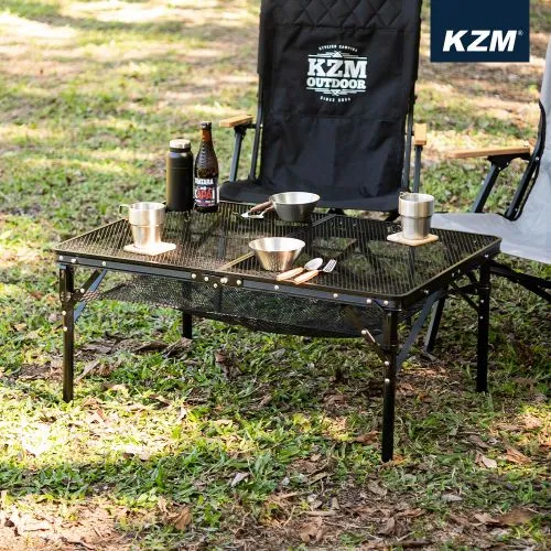 KZM Union Iron Mesh 2 Folding Table