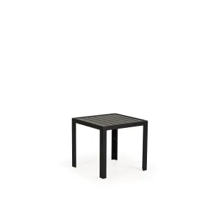 Lakeside Outdoor Aluminum 24" Square End Table