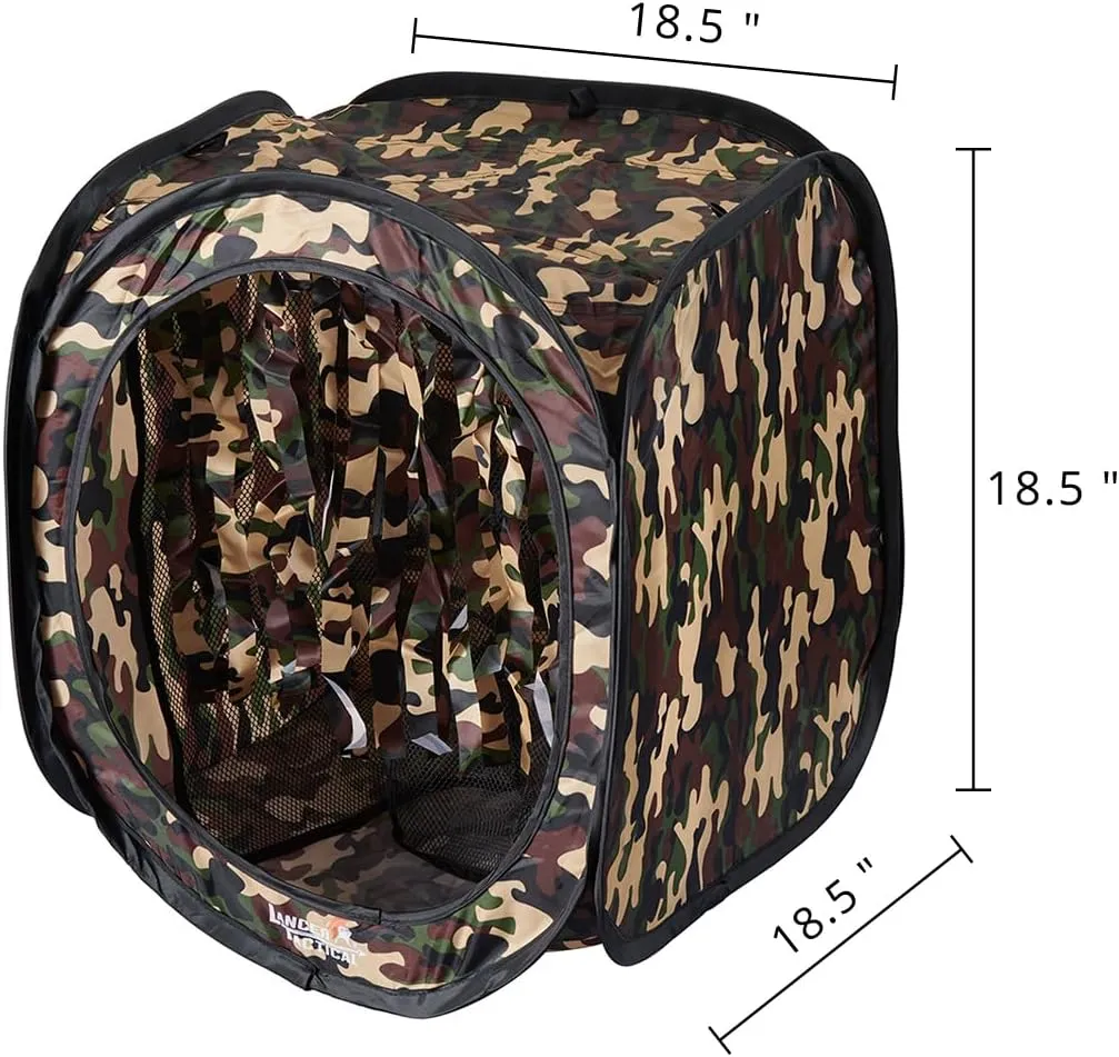 Lancer Tactical Portable Airsoft Target Tent-Black-Non Lethal BB Shooting Target