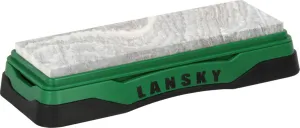 Lansky Soft Arkansas Stone 6" x 2" Knife Sharpener Bench Stone (200-350 Grit) - LBS6S