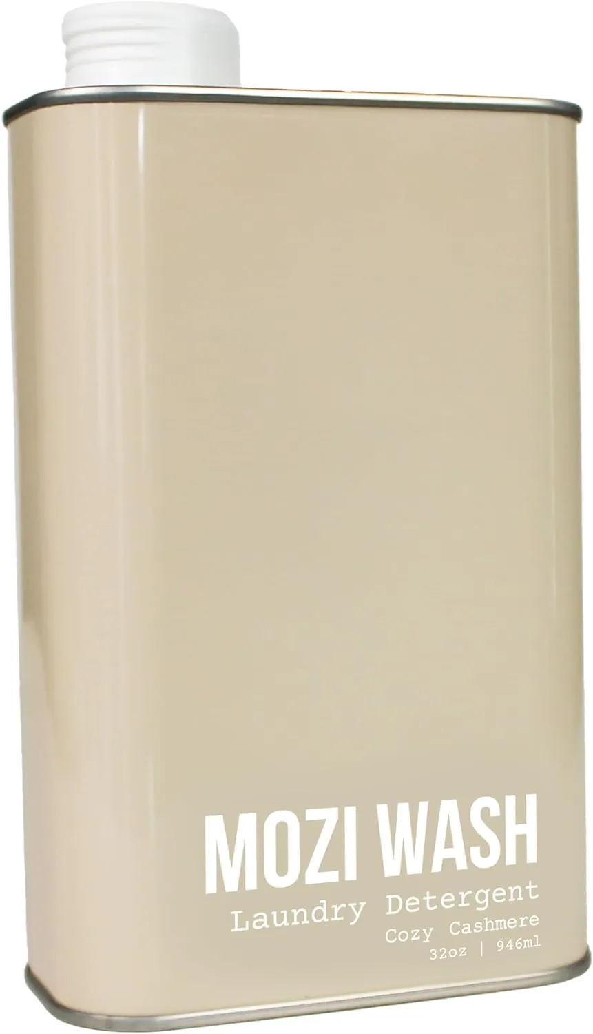 Laundry Detergent Liquid, Cozy Cashmere, 50  Loads, Concentrated, Plant Based, Cruelty & Dye Free, Phosphate & Paraben Free, Earth Friendly, Long Lasting Fresh Scent, 32 oz Recyclable Bottle