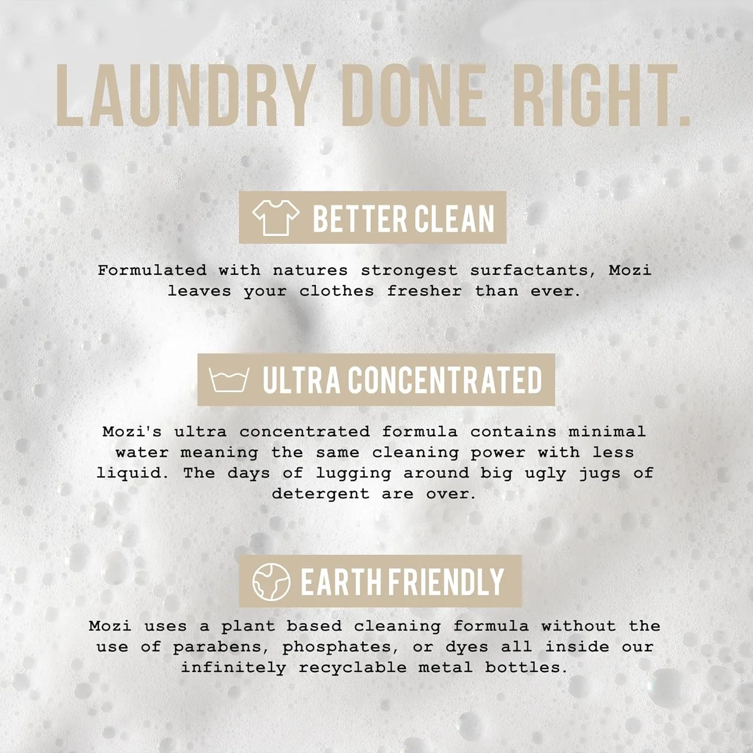 Laundry Detergent Liquid, Cozy Cashmere, 50  Loads, Concentrated, Plant Based, Cruelty & Dye Free, Phosphate & Paraben Free, Earth Friendly, Long Lasting Fresh Scent, 32 oz Recyclable Bottle