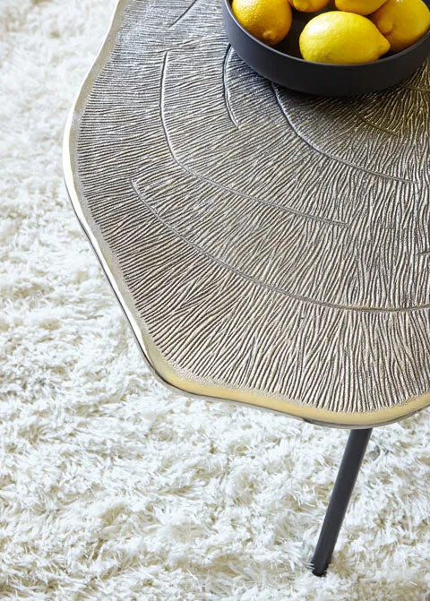 Laverford Chrome and Black Coffee Table