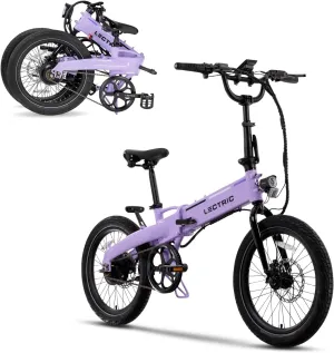 LECTRIC XP™ Lite 2.0 Electric Bike | Adult Folding Bikes - Weighs Only 49lbs | 45 Mile Range w/ 5 Pedal-Assist Levels | 20mph Top Speed - Class 1 and 2 eBike