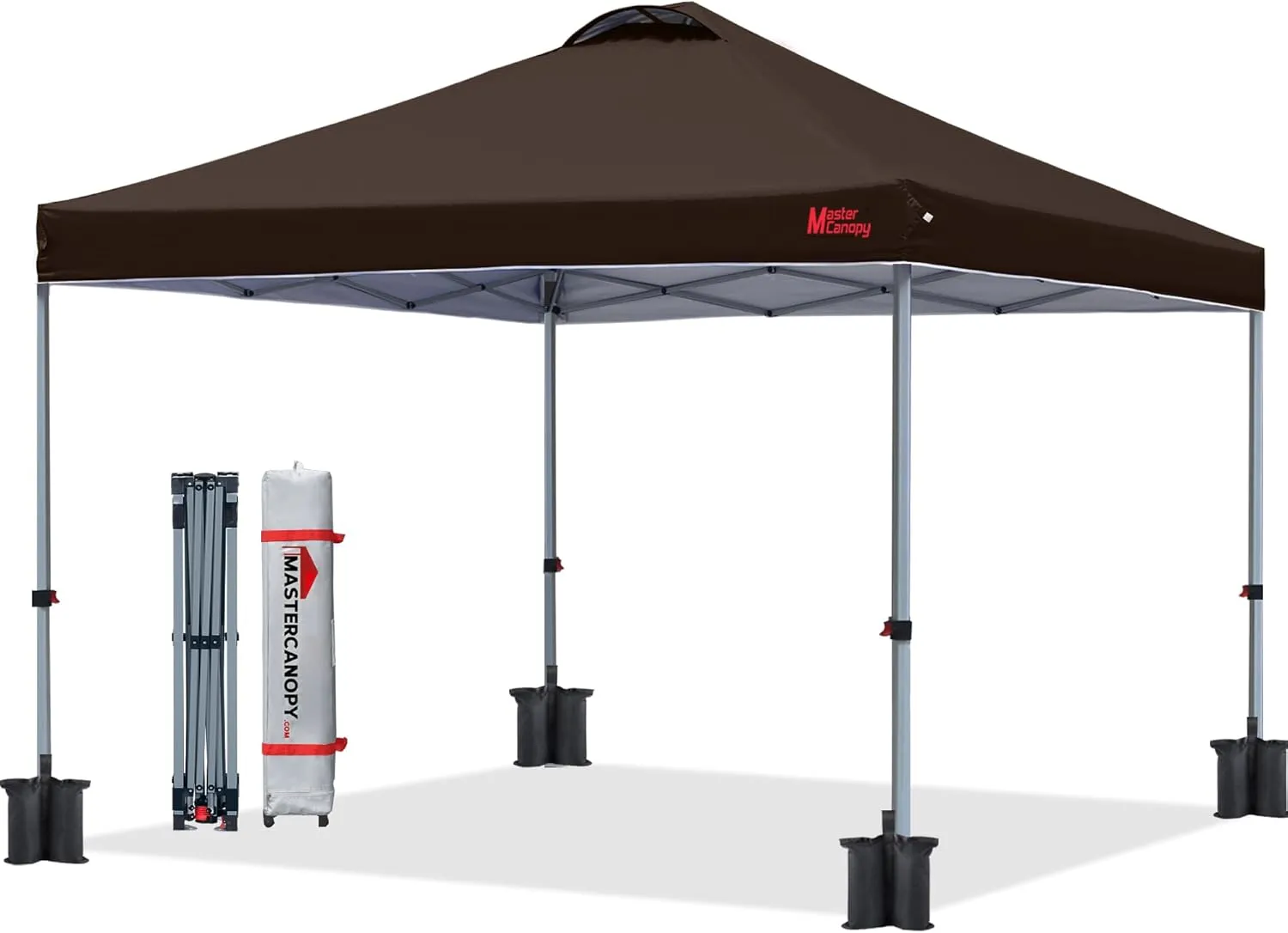 Leisure Sports 8x8/10x10 Durable Pop up Canopy Tent with Sidewall