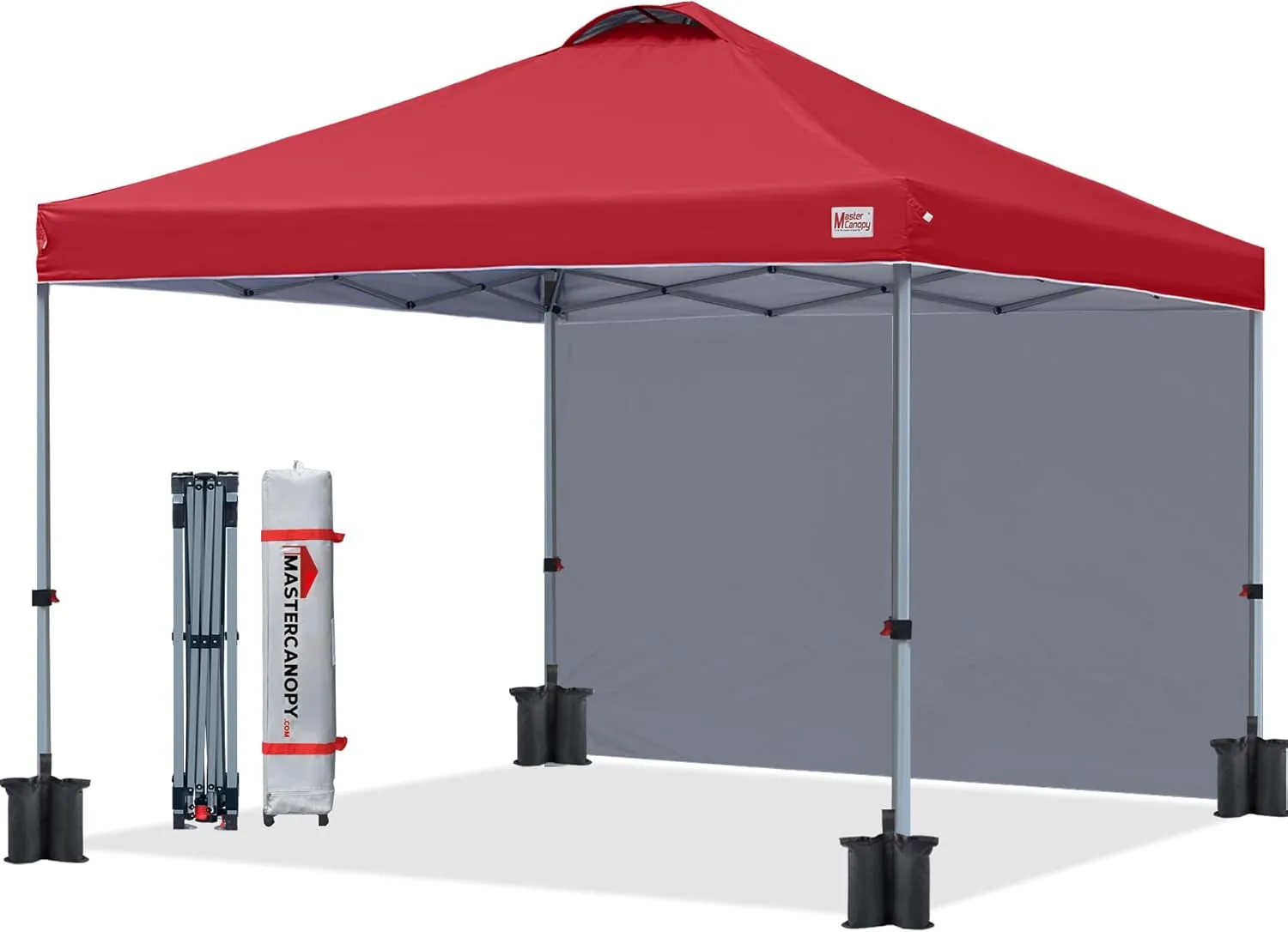 Leisure Sports 8x8/10x10 Durable Pop up Canopy Tent with Sidewall