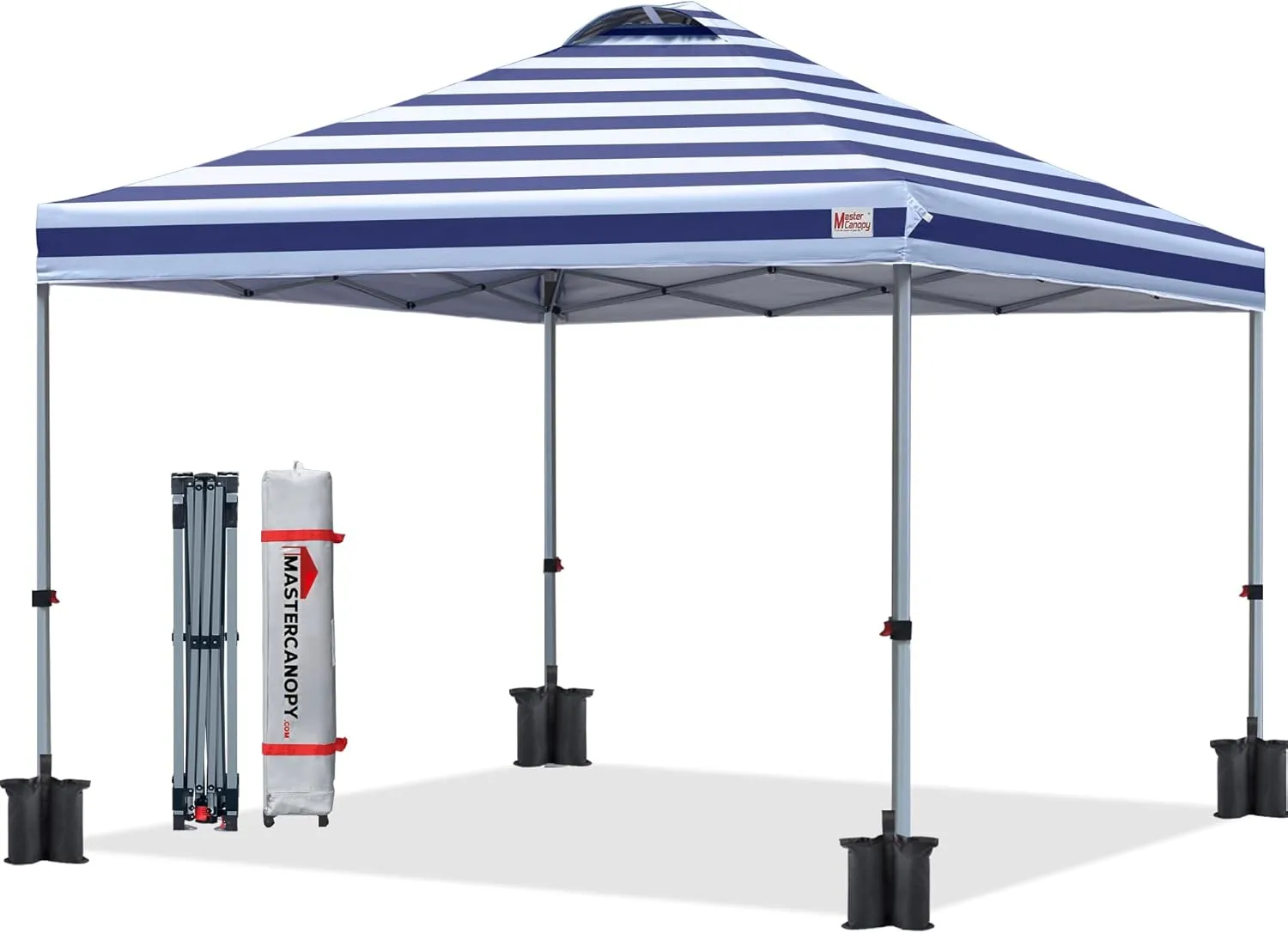 Leisure Sports 8x8/10x10 Durable Pop up Canopy Tent with Sidewall