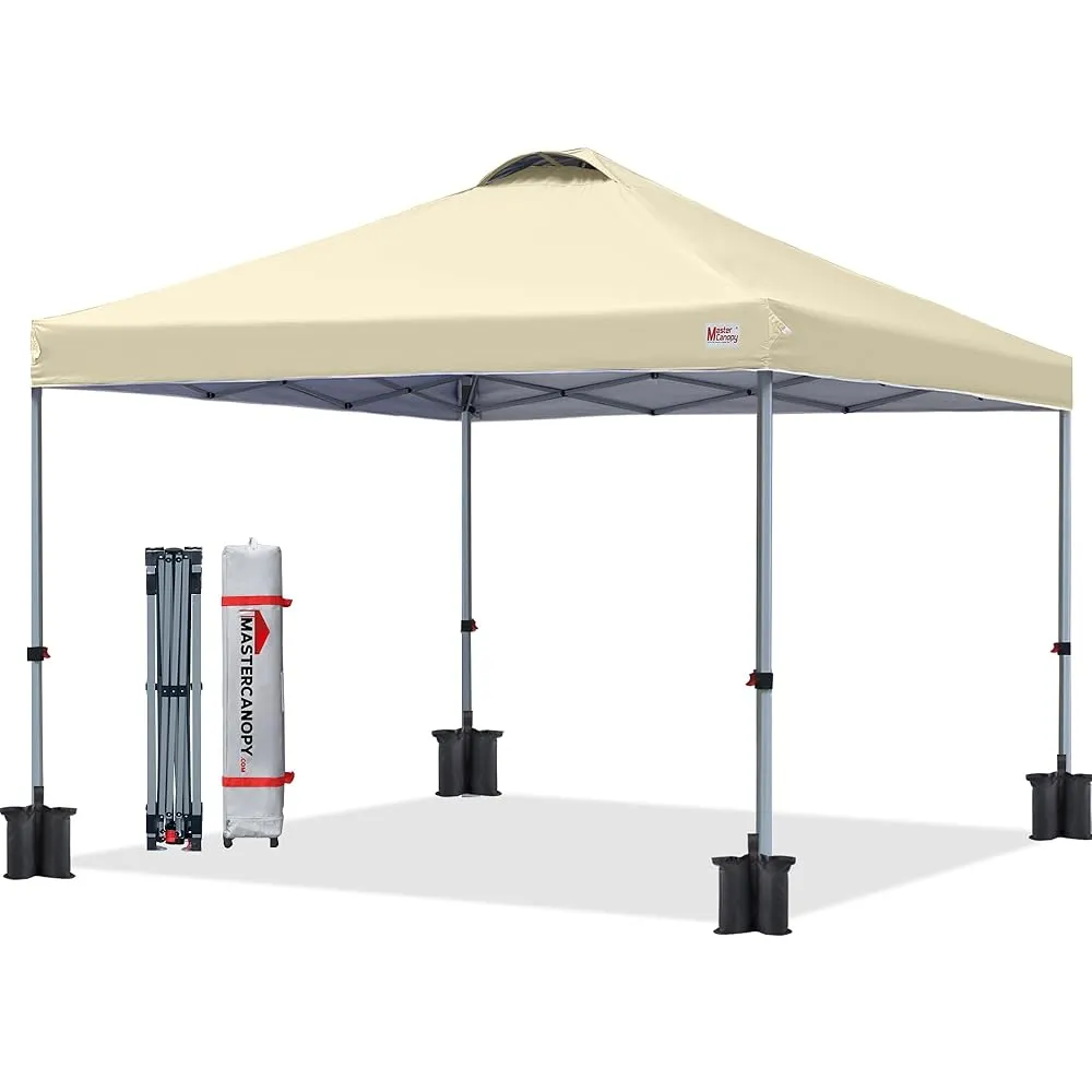 Leisure Sports 8x8/10x10 Durable Pop up Canopy Tent with Sidewall