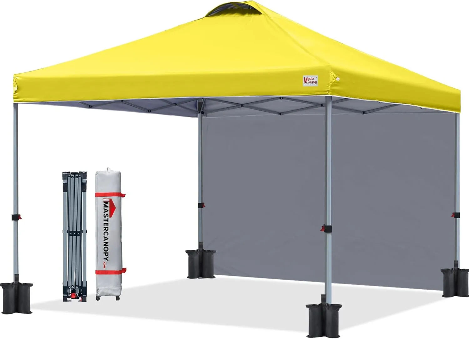 Leisure Sports 8x8/10x10 Durable Pop up Canopy Tent with Sidewall